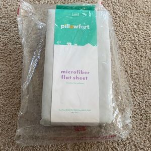 Brand new twin microfiber flat sheet